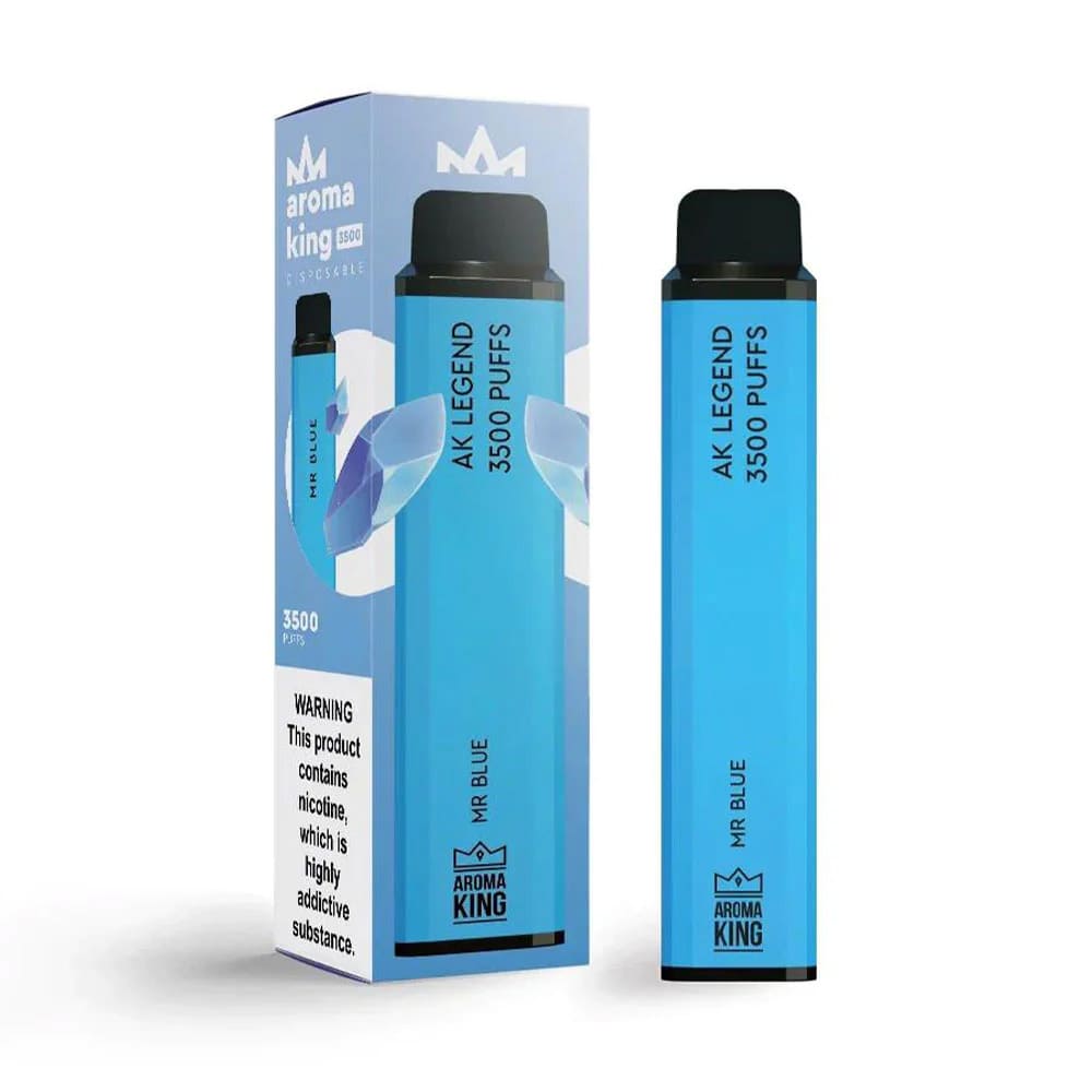Aroma King Legend 3500 Puffs Disposable Vape Device Mr Blue