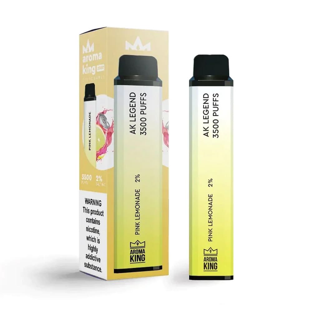 Aroma King Legend 3500 Puffs Disposable Vape Device Pink Lemonade