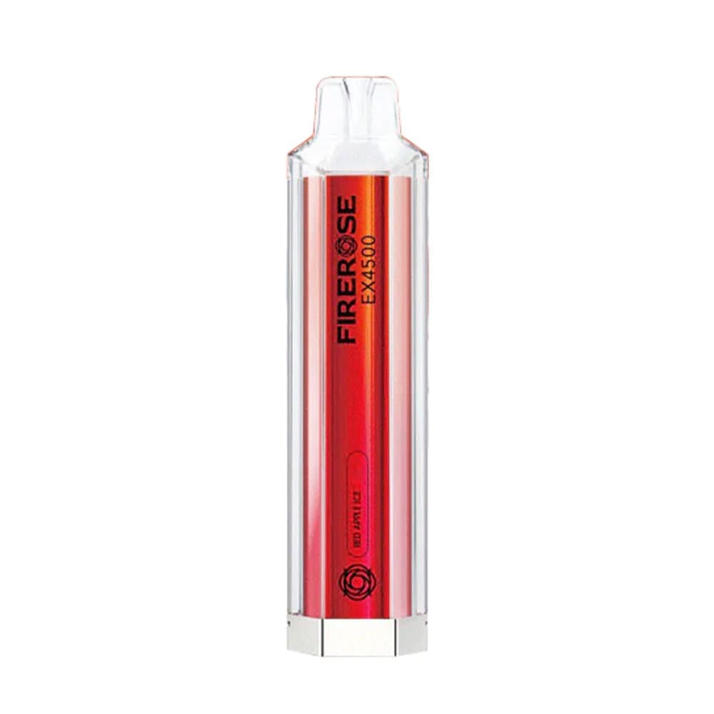 Elux Firerose EX4500 Puffs Disposable Vape Device Red Apple ice